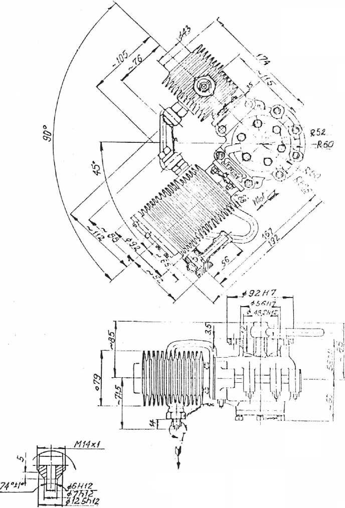 креслення загального вигляду повітряного компресора AK 150 SM (АК 150 СМ)